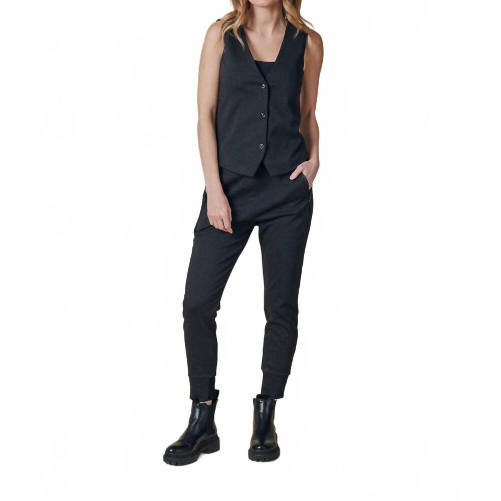 NEW ZHRILL zhdisa vest in jet black